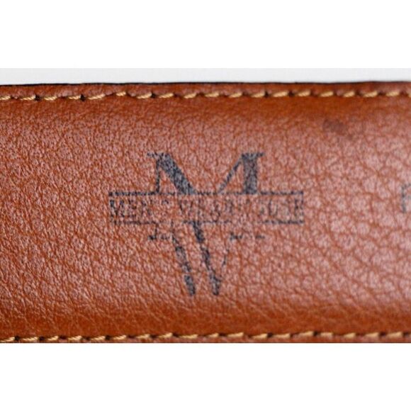 Men's Wearhouse BLACK GENUINE LEATHER 1 1/8"Wd CASUAL DRESS MEN'S BELT 40 (G79 - Picture 8 of 14